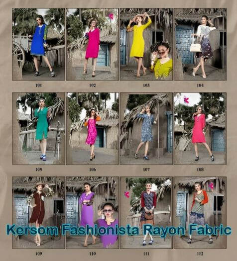 Kersom Fashionista Rayon Fabric