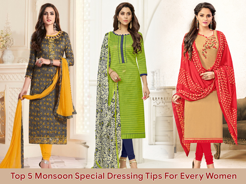 Top 5 monsoon special dressing tips for every women