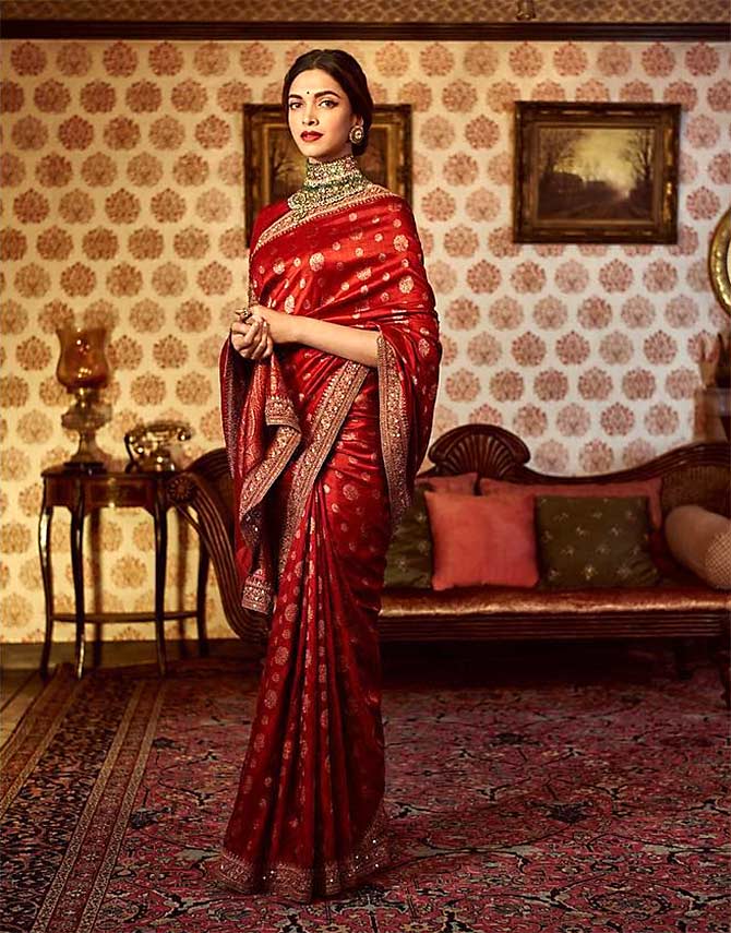 Aishwarya in maroon sarees