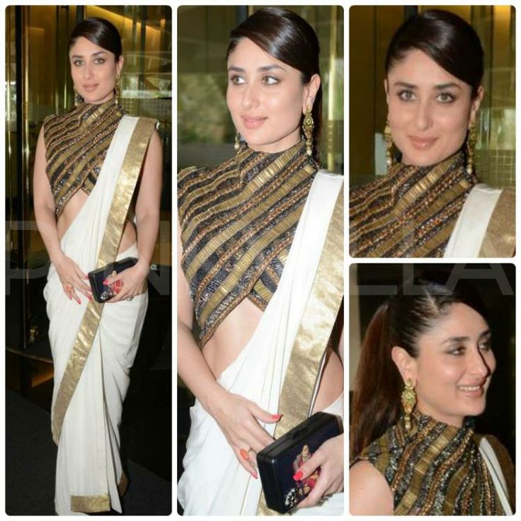 Kareena Kapoor in a modern saree