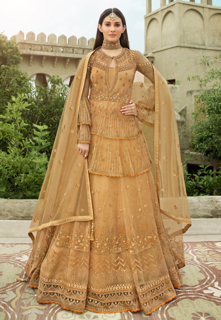 layer Anarkali suits