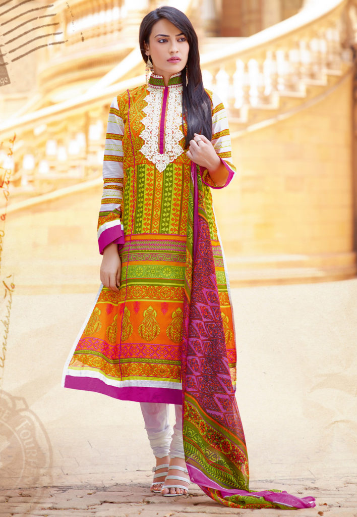 Pakistani lawn salwar suits