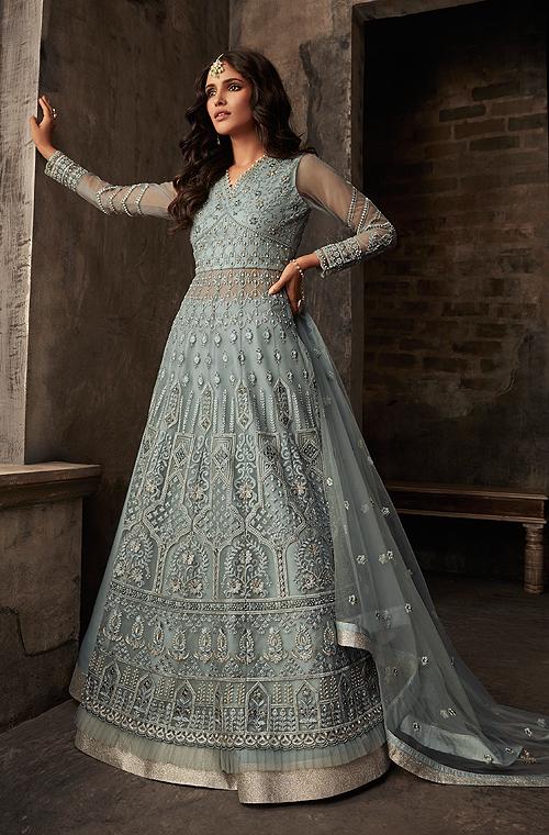 Lehenga style Anarkali suits