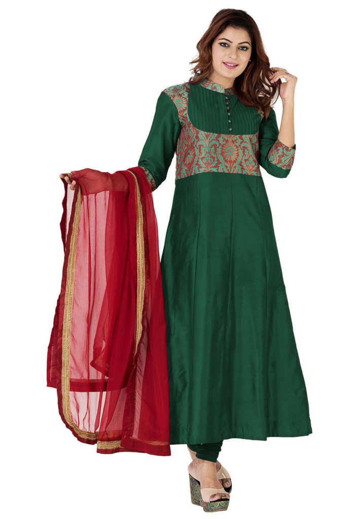 Yoke style Anarkali suit