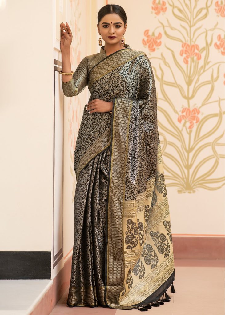 Tanchoi Designer Saree