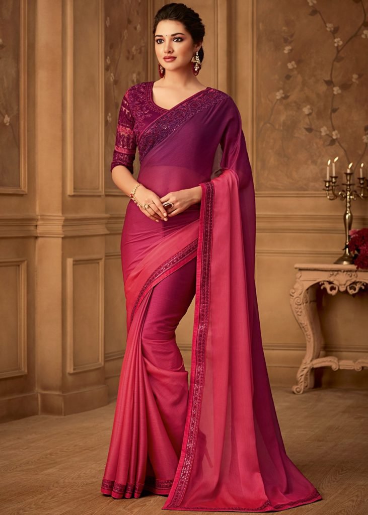 Chiffon saree
