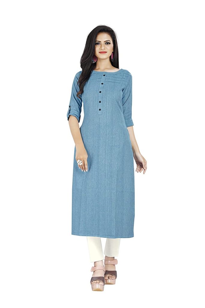 60 Modern Cotton Kurti Neck Designs