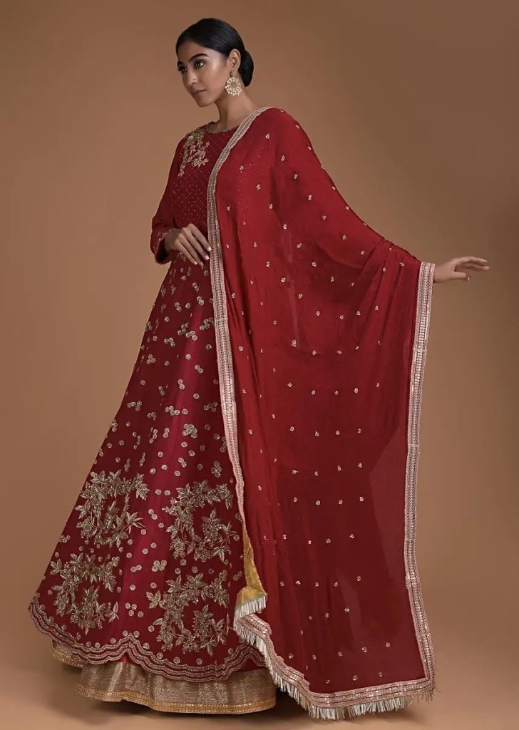 Brick Red ethnic wear for women