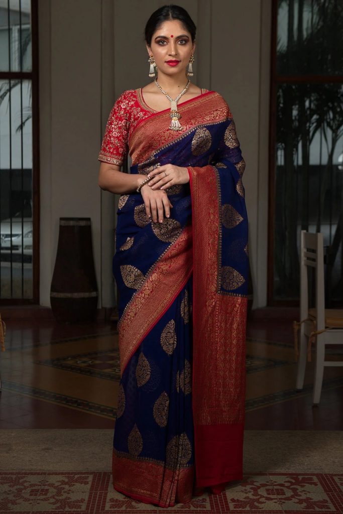 Georgette Banarasi Sarees