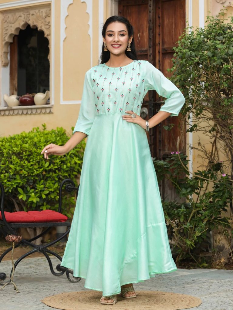 Sea Green ethnic wear for women