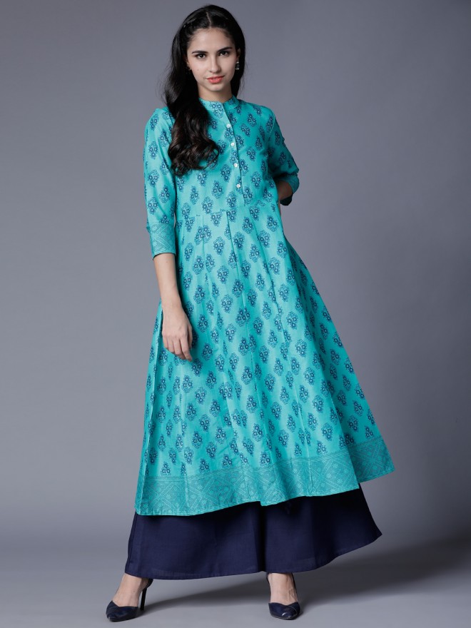 Turquoise Blue ethnic wear for women