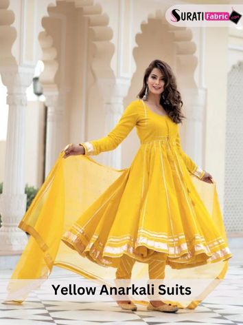 yellow-anarkali-suits