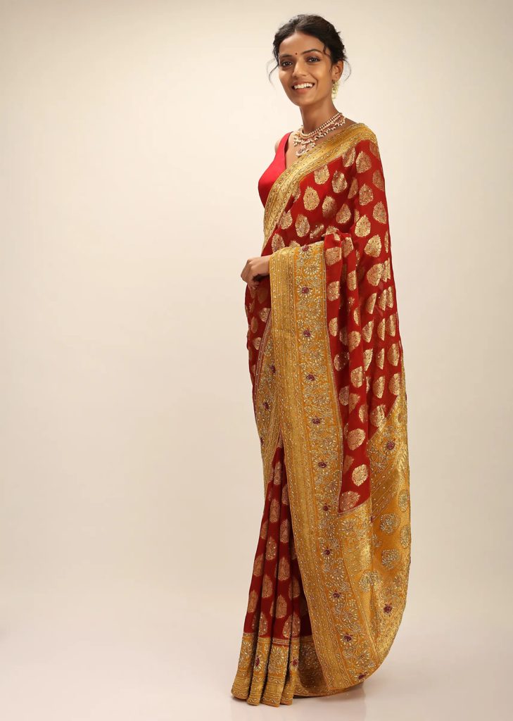  Zardosi Banarasi Sarees