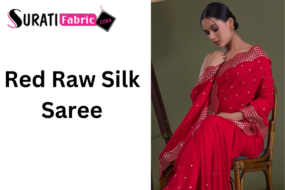 Red Raw Silk Saree