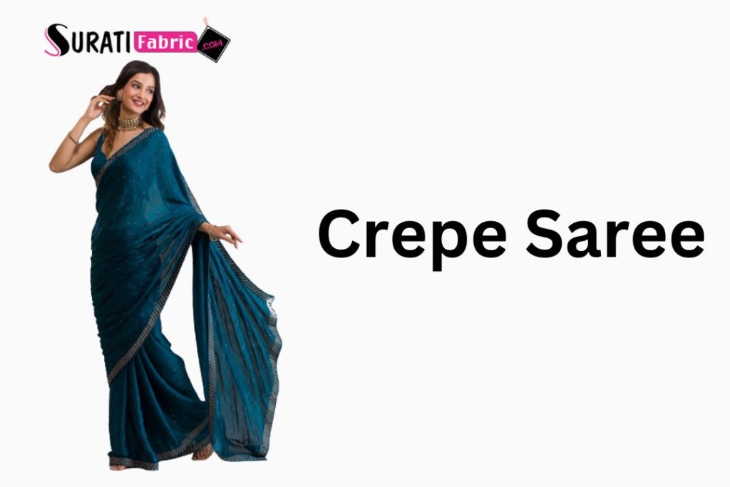 Crepe Saree for Monsoon Season