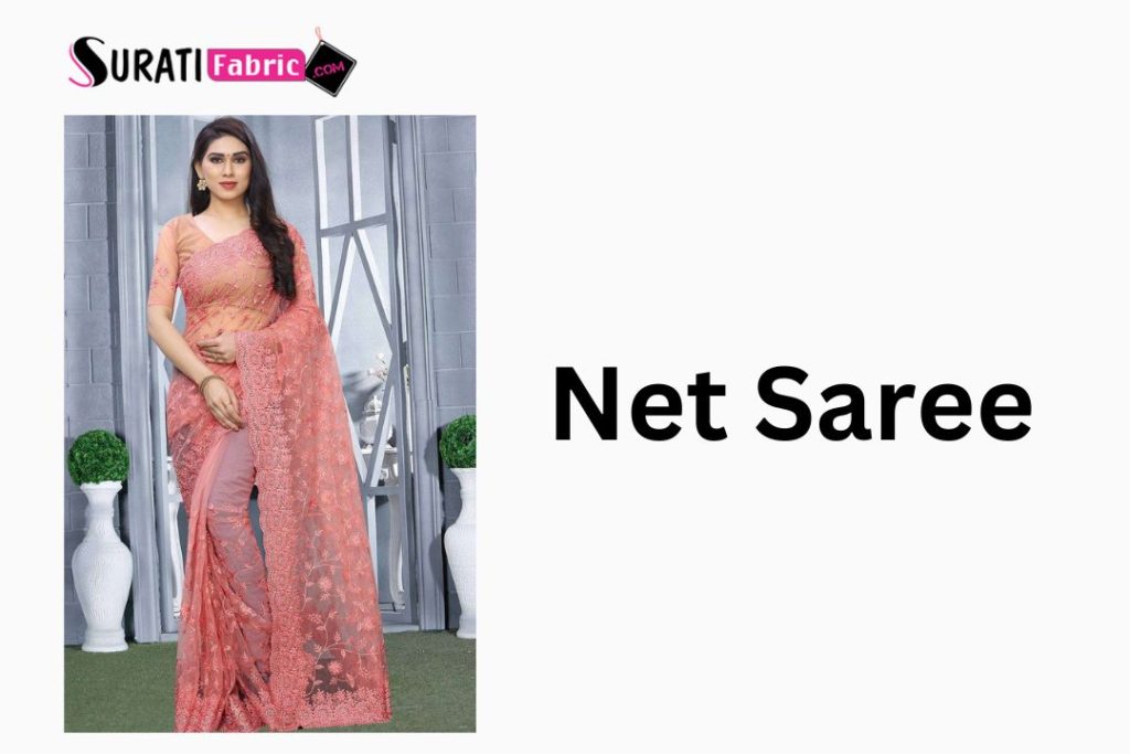 Net Saree for Monsoon Season