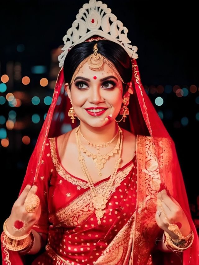 Be A Bold Bride with Plunging V Neck Banarasi Blouses
