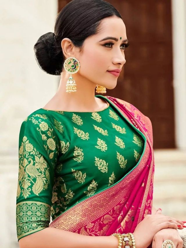 40+ Spectacular Banarasi Blouse Designs for Bengali Brides