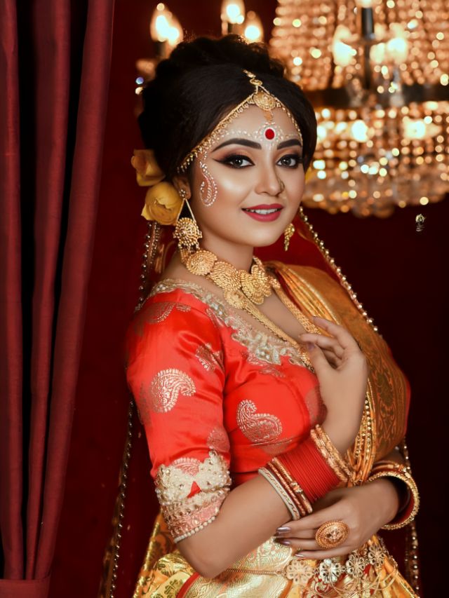 Traditional Red Banarasi Blouses