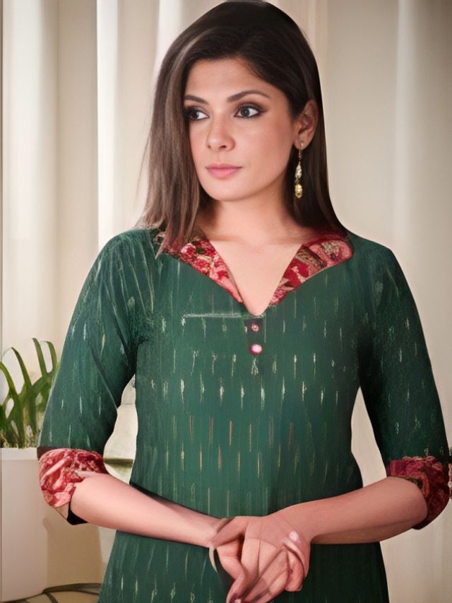 Neck Design for Kurtis with Collar | Collar Neck Kurti Designs | Kurti neck  designs, Collar kurti design, High neck kurti design