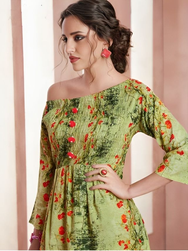 Front Kurti Neck Design: Best Front Kurti Neck Design you Must Know – Aachho