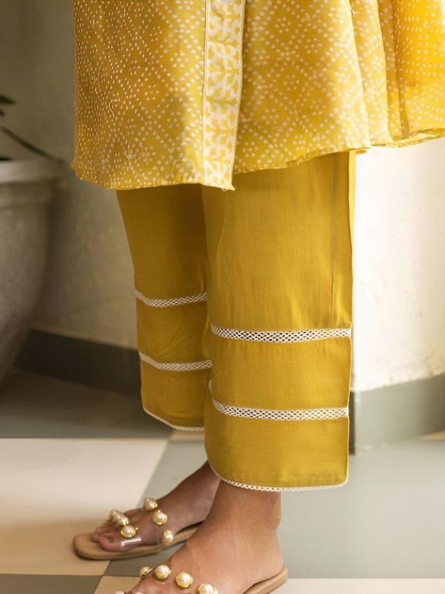 Panelled Pant Designs For salwar kameez