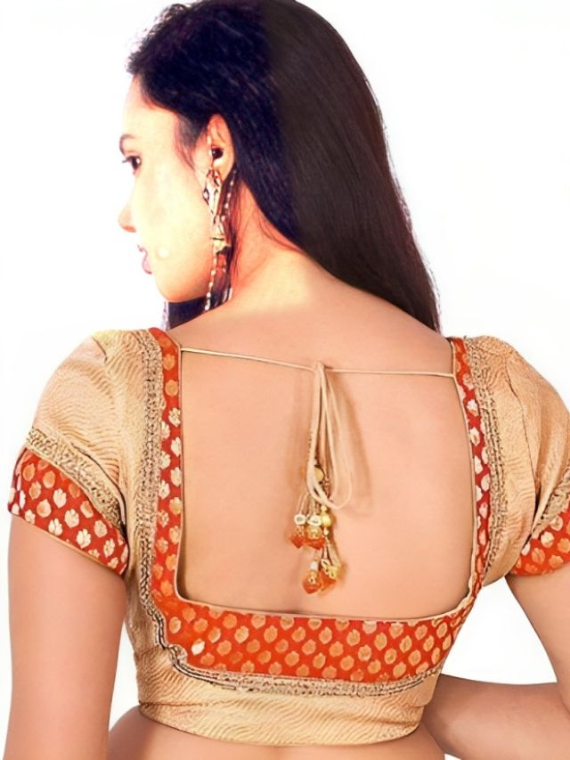 Classic Square Back Lehenga Blouse Design 