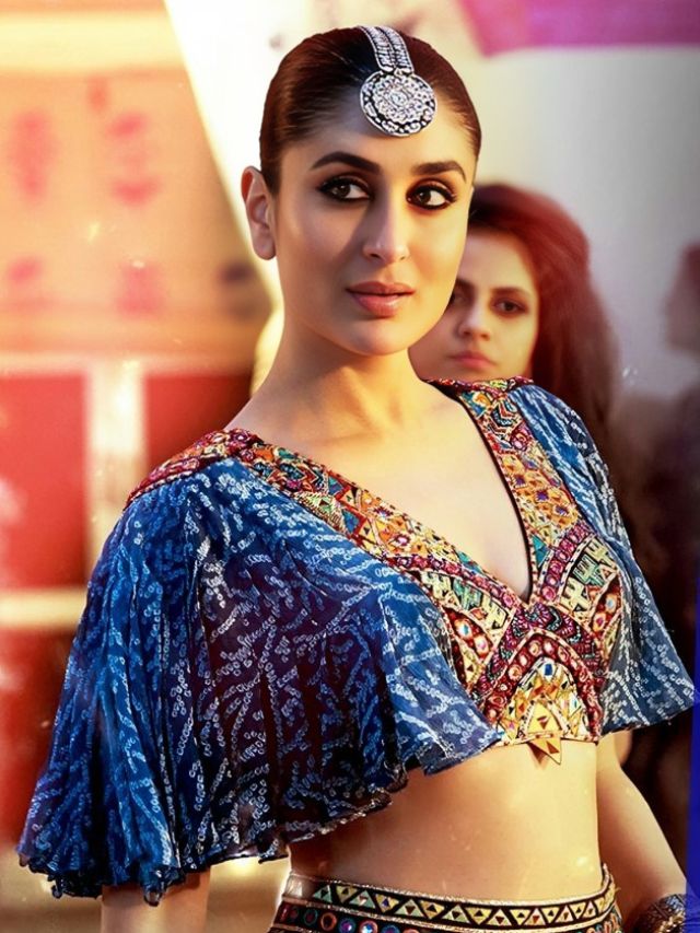 Kareena Kapoor Khan in Off-beat Design Blouse for Lehenga