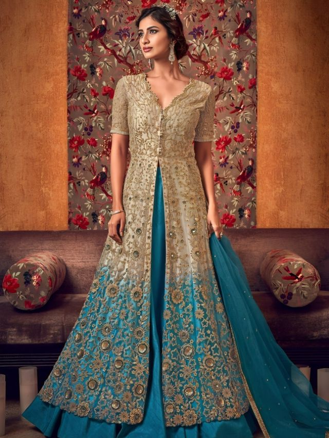 Kurti Style Lehenga Blouses for Wedding