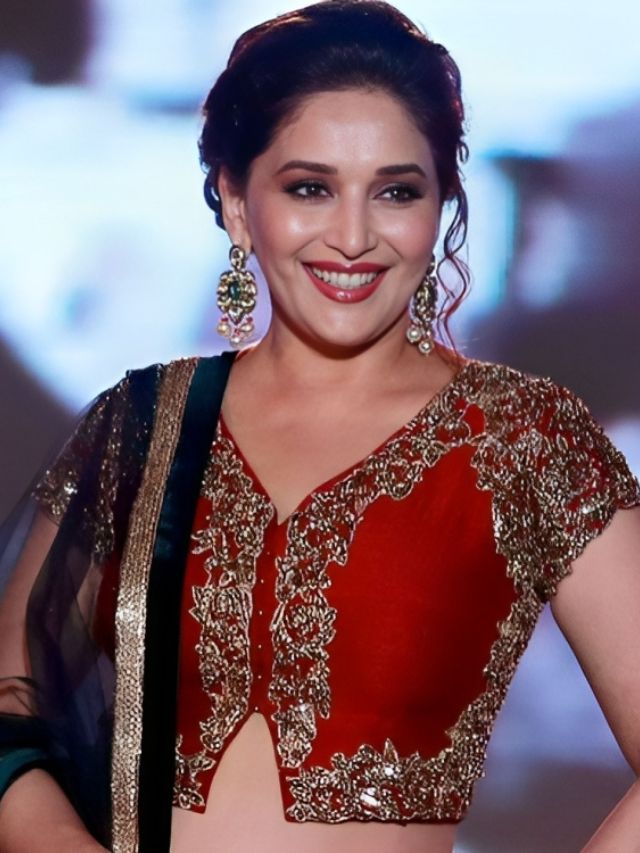 Madhuri Dixit Nene in Blazer Style Lehenga Blouses