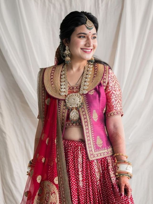 Off-beat Design Blouse for Lehenga