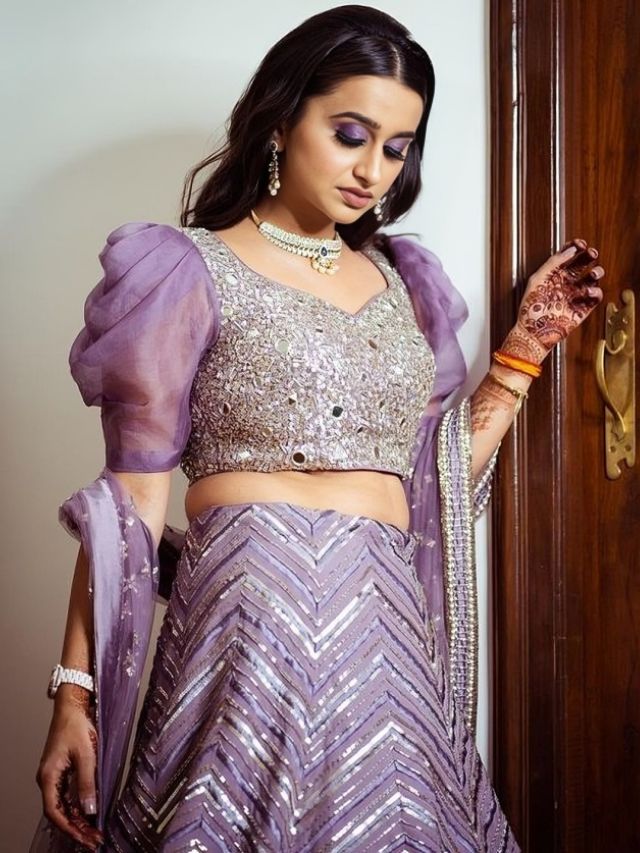 Puff-sleeve Lehenga Blouses