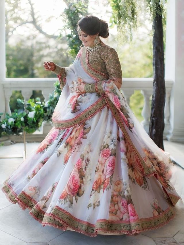 Digital Printed Lehenga For Sangeet Sandhya