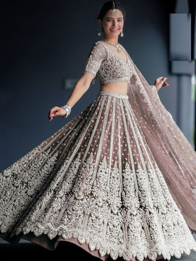 Lehenga as Sangeet Sandhya Outfit