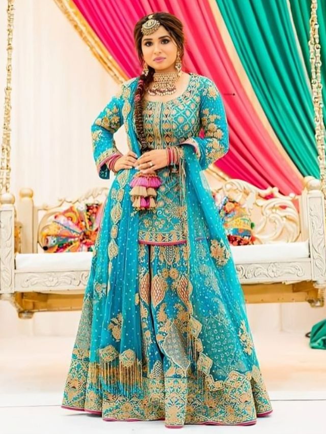 Pakistani Suits in Sangeet Sandhya