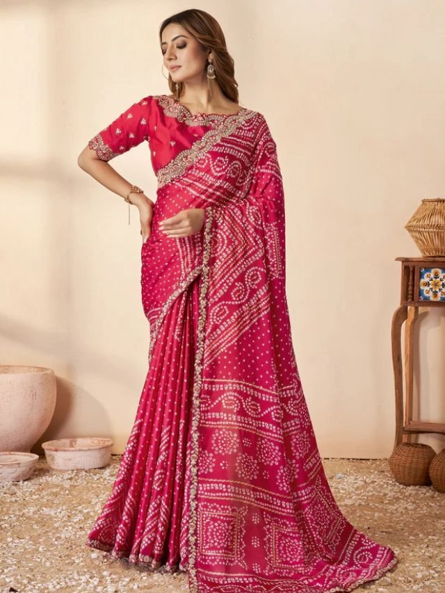Find Your Best Sarees for Engagement Bhagalpuri Saree for Wedding Engagement