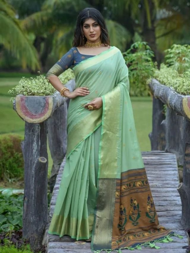 Find Your Best Sarees for Engagement Chanderi Saree for Wedding Engagement