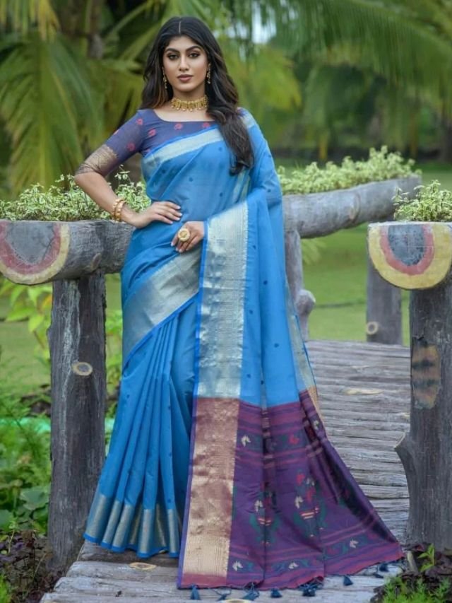 Find Your Best Sarees for Engagement Chanderi Sarees for Wedding Engagement
