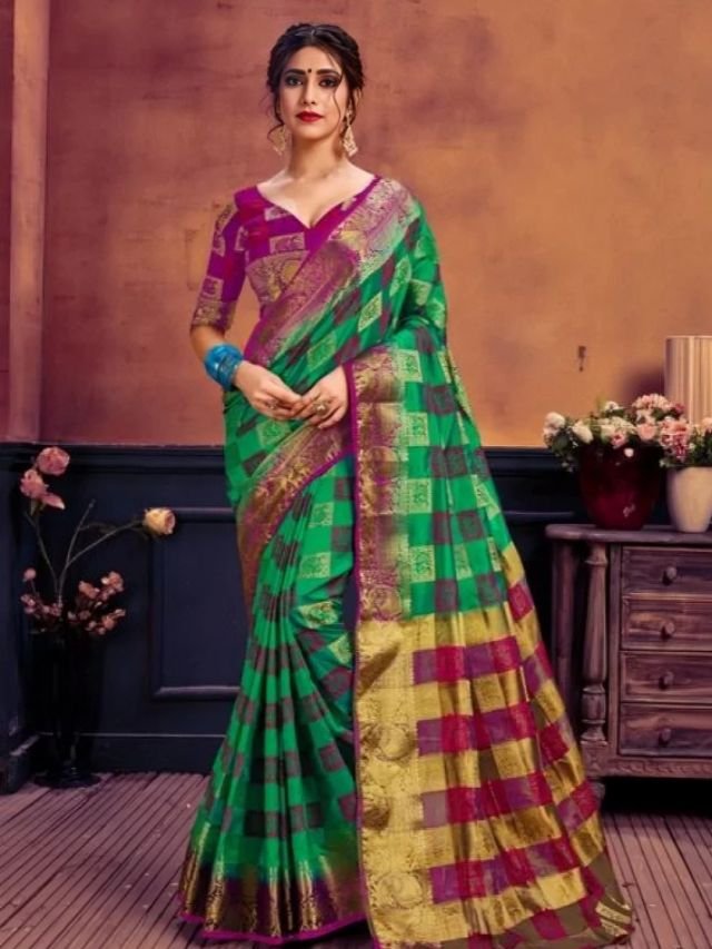 Find Your Best Sarees for Engagement Jacquard Saree for Wedding Engagement