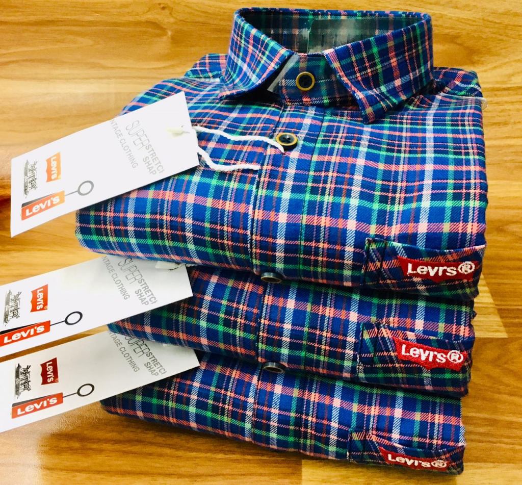 Buy 4th Levi s Full Sleeve at Rs. 499 online from Surati Fabric Men's Shirts  : SF-LEVIS4