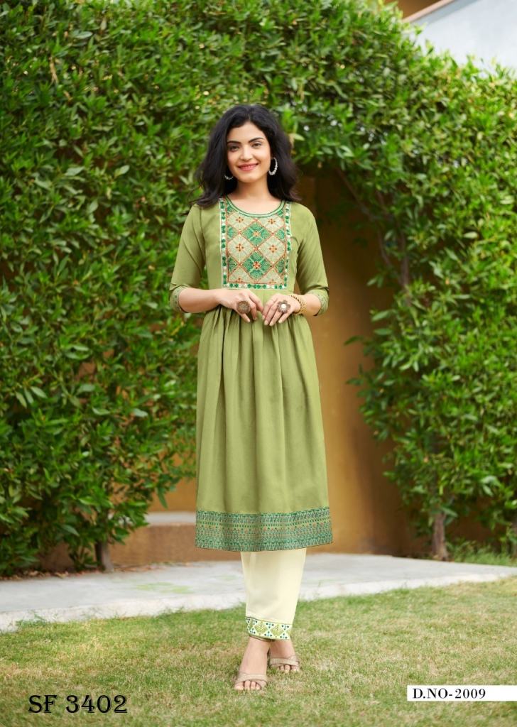 sanganer paridhan latest design kurti with pant