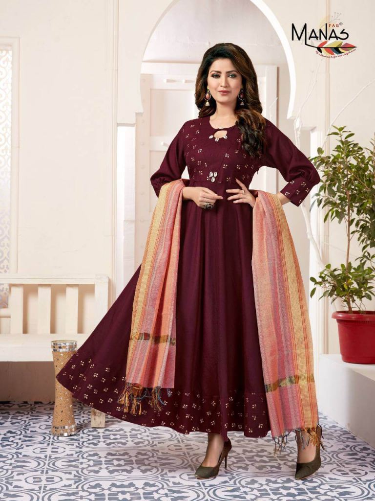 Buy Manas Kiara Kurti with Dupatta Catalog at Rs. 5992 online from ...