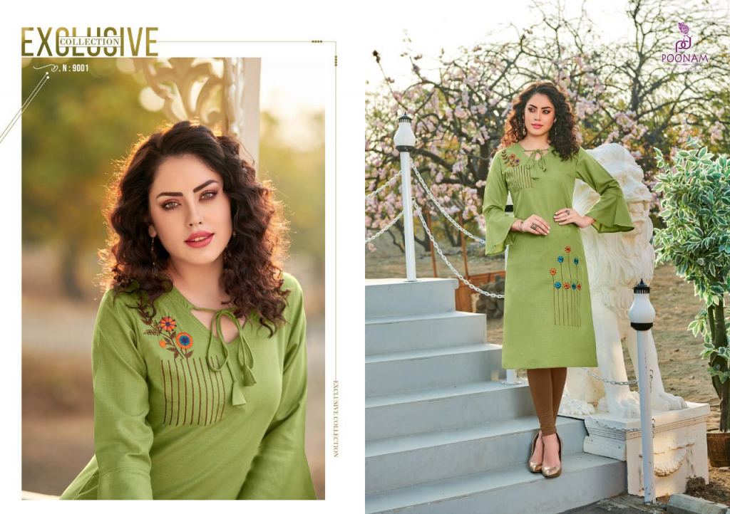 Fashion Diva 1 Rayon Fancy Designer Embroidery Work With Classy Prints Kurti  Collection - The Ethnic World