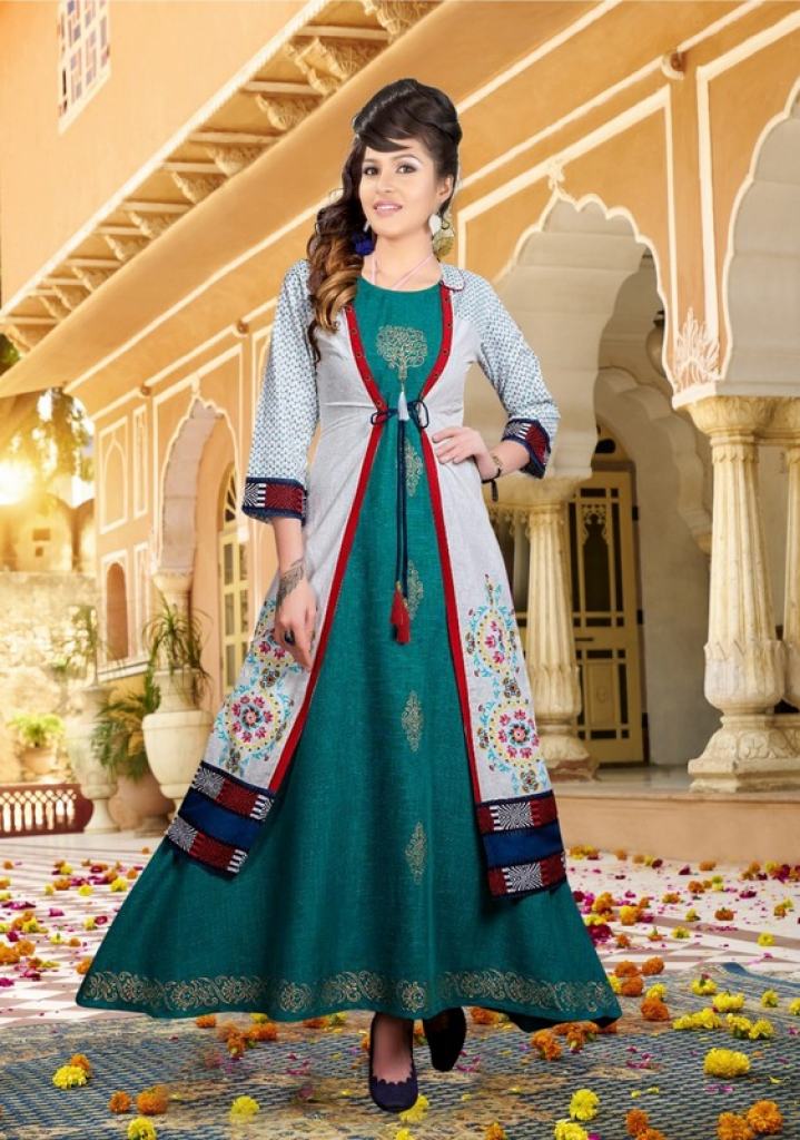 Buy Rupmati Selfie Grey at Rs. 999 online from Surati Fabric party wear kurtis SF ADM RS 1G
