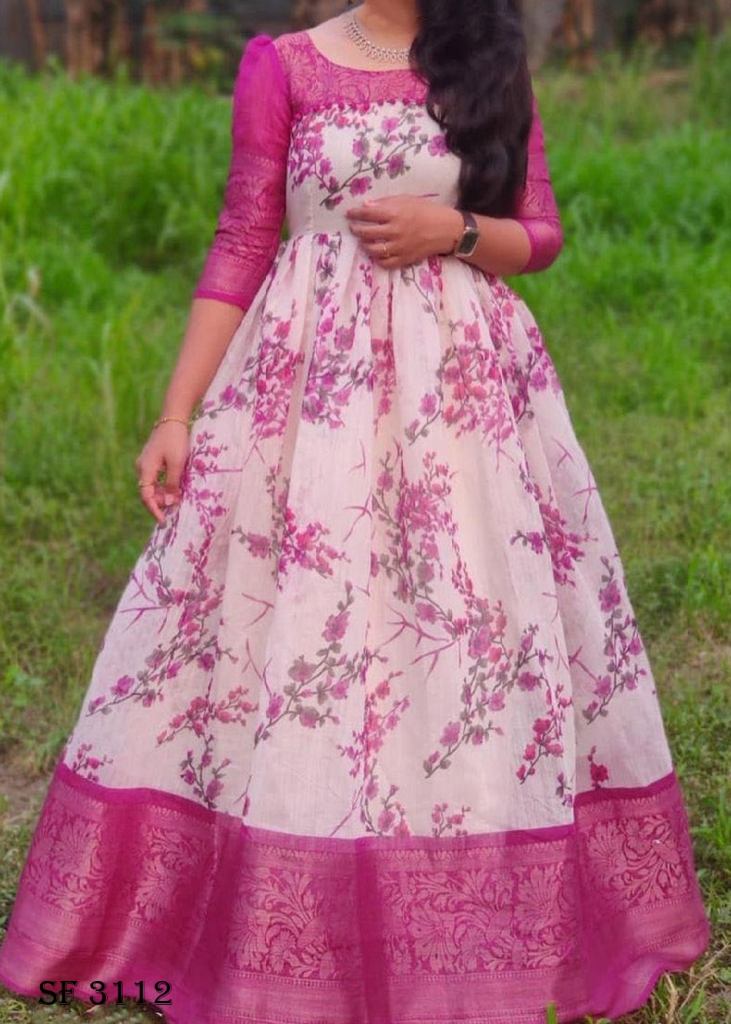 Rent Baby Pink Dress With Dupatta Online