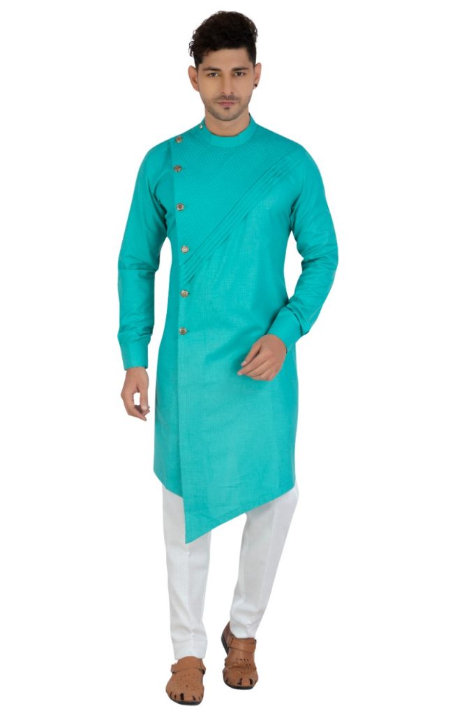 Buy Wedding Designed Mens Kurta at Rs. 1899 online from Surati Fabric ...