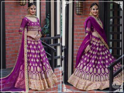 Adda Silk Rani Colour LehnghaCholi