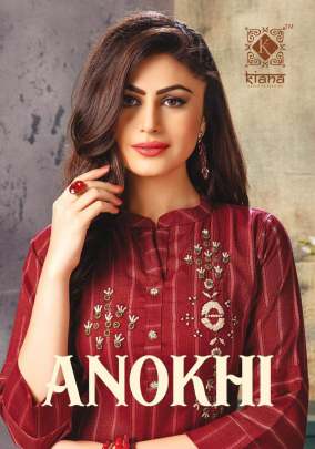 Anokhi  Embroidery Work Kurtis With Pants Catalogue