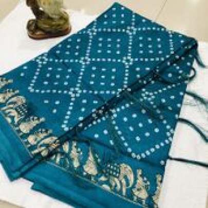 Art Silk Famouns Collection Bandhini