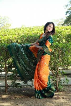 Art Silk New Bandhani Saree 